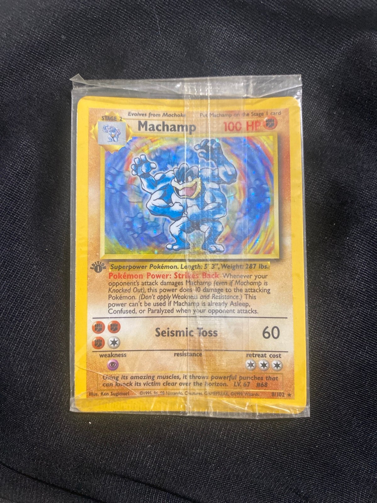 1st Edition Shadowless Machamp ***Factory Sealed***