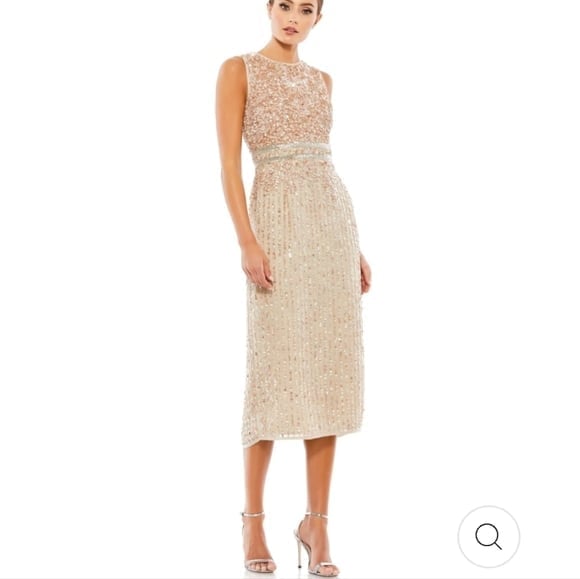 *NWT* Mac Duggal Sheath Midi Dress