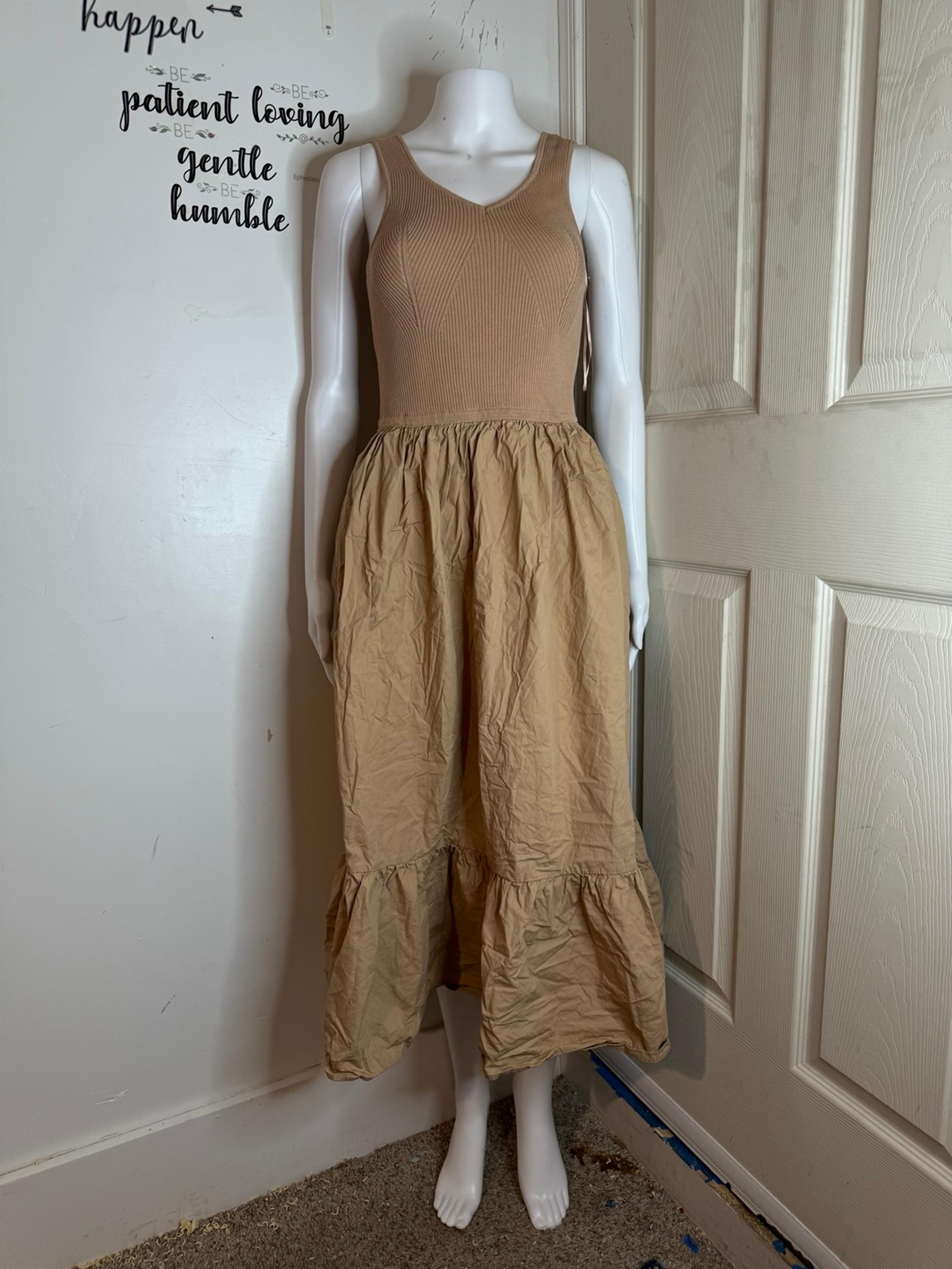 Tan Maxi Dress