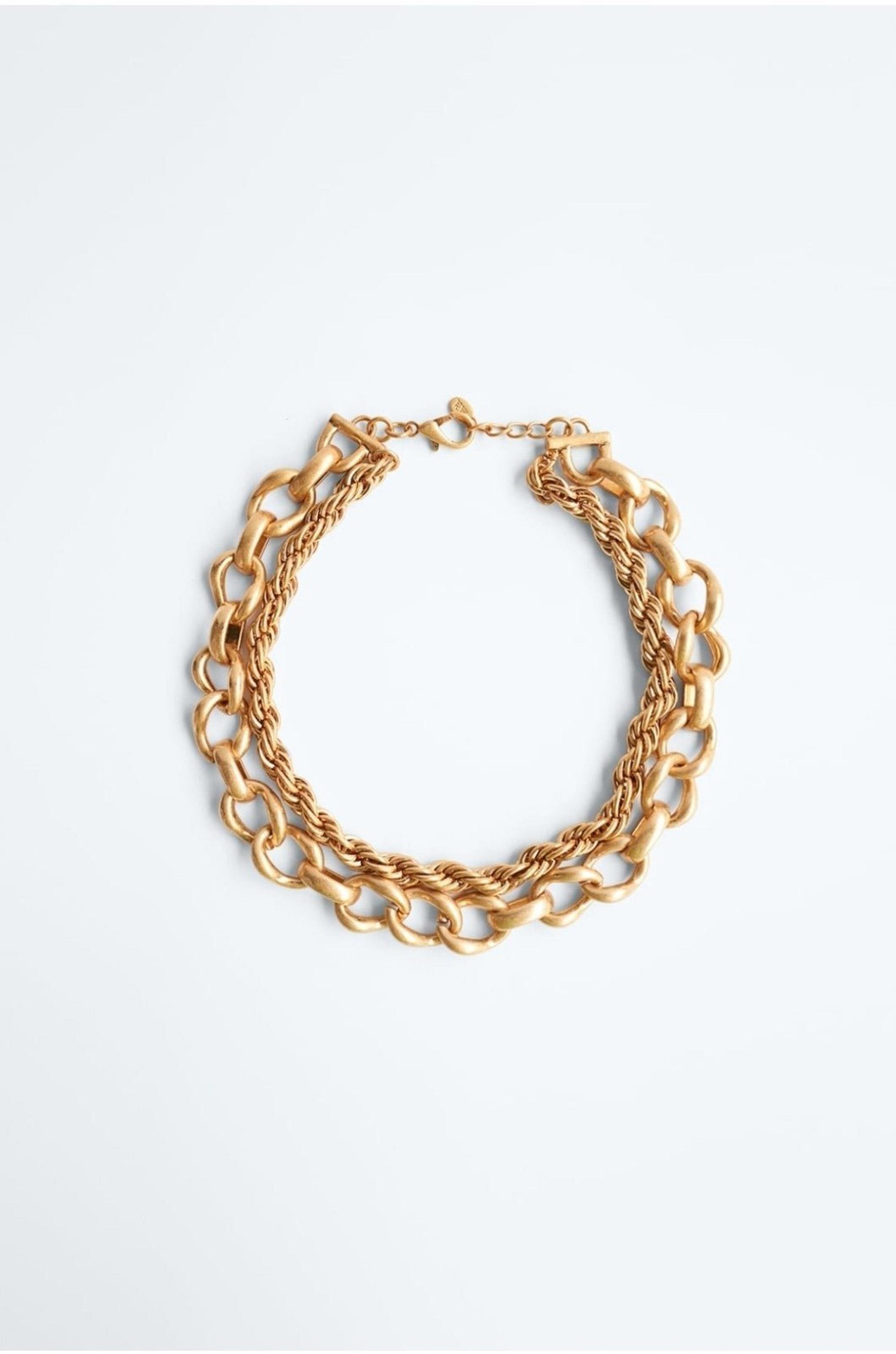 Knotted Link Necklace