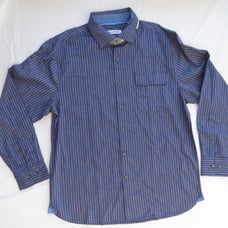 Tommy Bahama Vista Lago Stripe Shirt Woven Men's Size M Blue