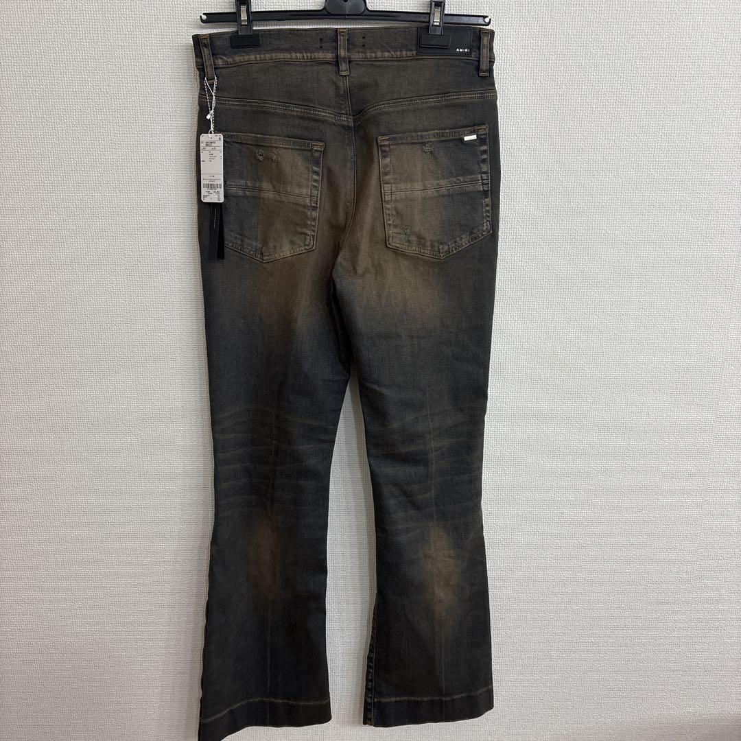 32 AMIRI STACK FLAIR JEAN DARK INDIGO