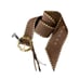Brown Jeans Belt Women Studded Suede Studded Rodeo Western Cowgirl Large Gold