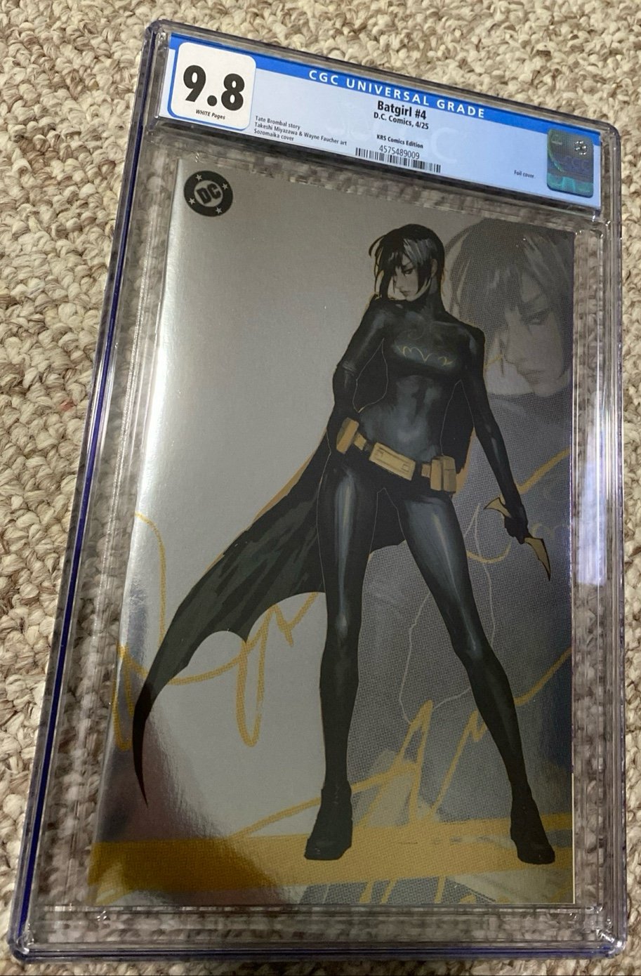 CGC 9.8 Batgirl #4 Foil Cover (2025)