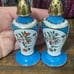 Vintage Art Deco Lusterware Salt & Pepper Shakers Made in Japan Hand Painted