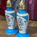 Vintage Art Deco Lusterware Salt & Pepper Shakers Made in Japan Hand Painted