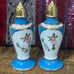 Vintage Art Deco Lusterware Salt & Pepper Shakers Made in Japan Hand Painted