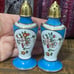 Vintage Art Deco Lusterware Salt & Pepper Shakers Made in Japan Hand Painted