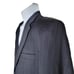 JOS. A. BANK Sport Coat Jacket Blazer 42R Navy Blue & Gray Pinstripes Lined Wool