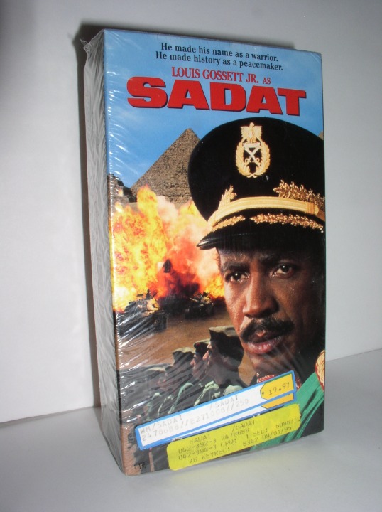 Sadat starring Louis Gossett Jr VHS-NE