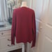 Polo Ralph Lauren Mens Vintage Classic Red Cashmere V-Neck Sweater Size XL