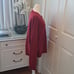 Polo Ralph Lauren Mens Vintage Classic Red Cashmere V-Neck Sweater Size XL