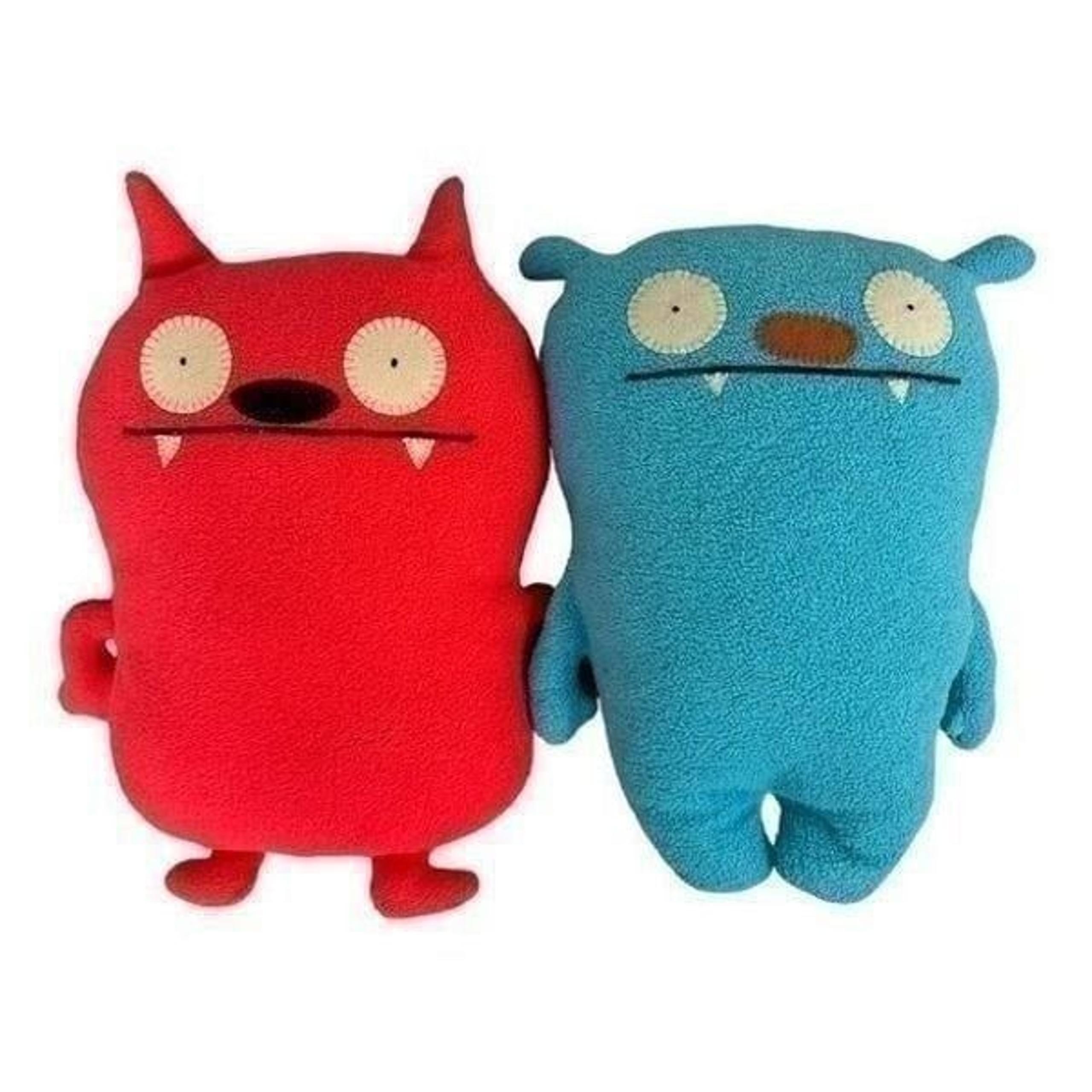 Uglydolls blue and red plush