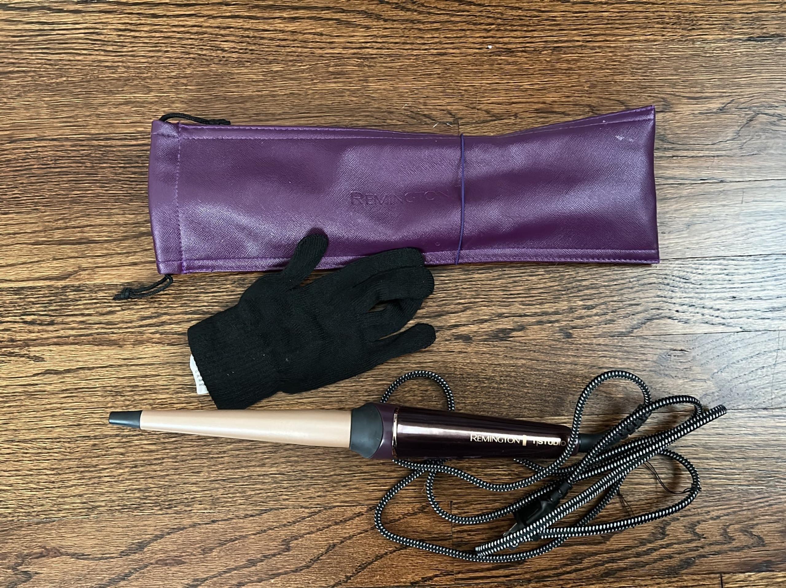Remington Pro T-Studio 1-1 1/2” Curling Iron Wand Heat Hair Styling Tool ✨