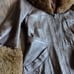Vintage Womens 70s Sheepskin Shearling Fur Leather Coat