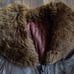 Vintage Womens 70s Sheepskin Shearling Fur Leather Coat