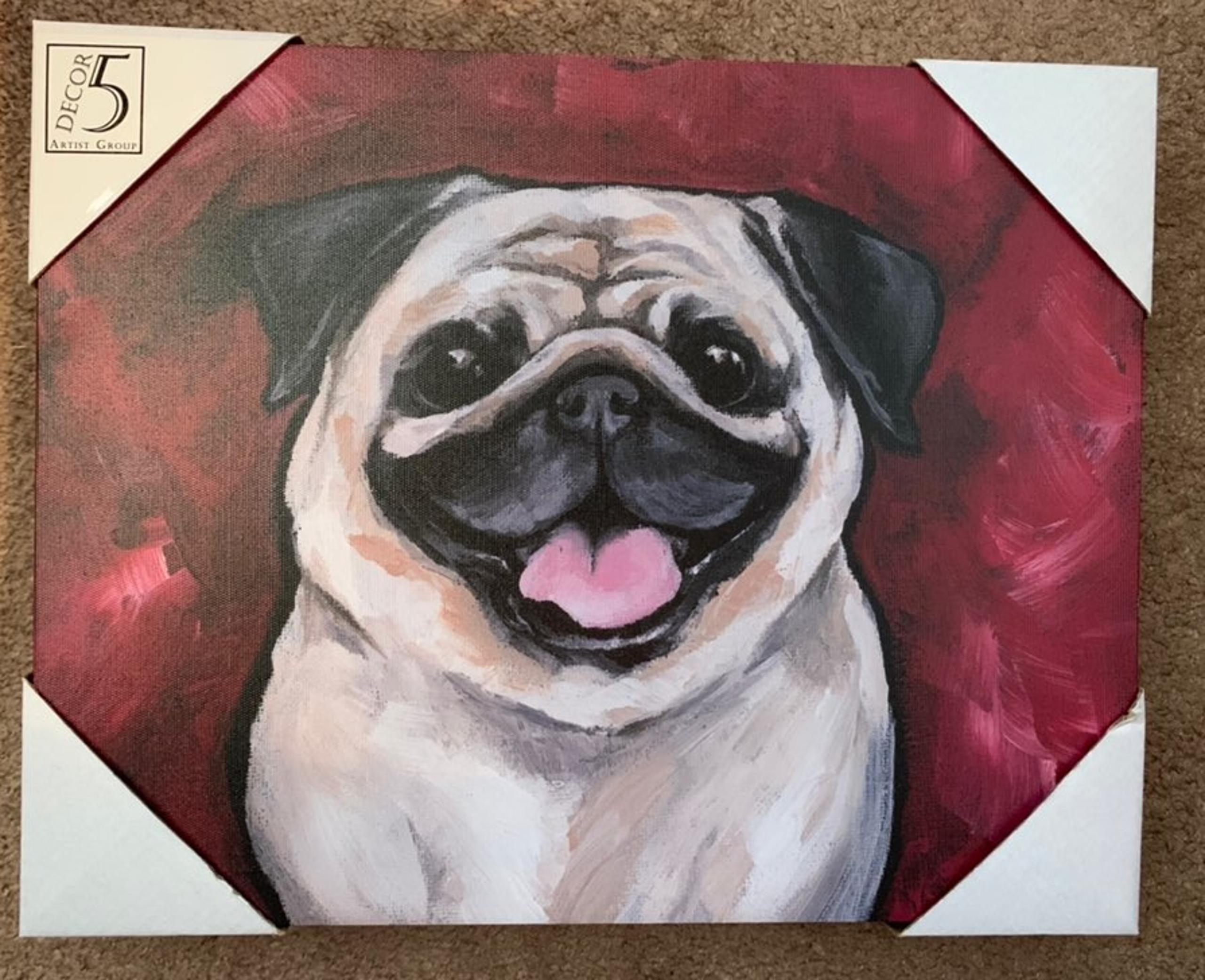 Pug Canvas
