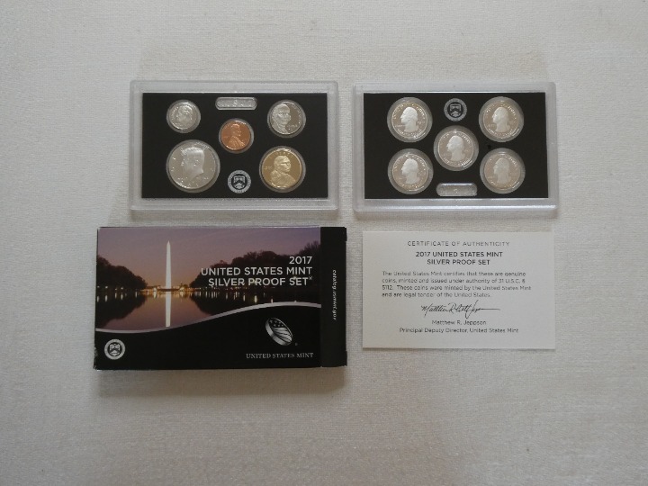 2017 U.S Mint Silver Proof Set with COA