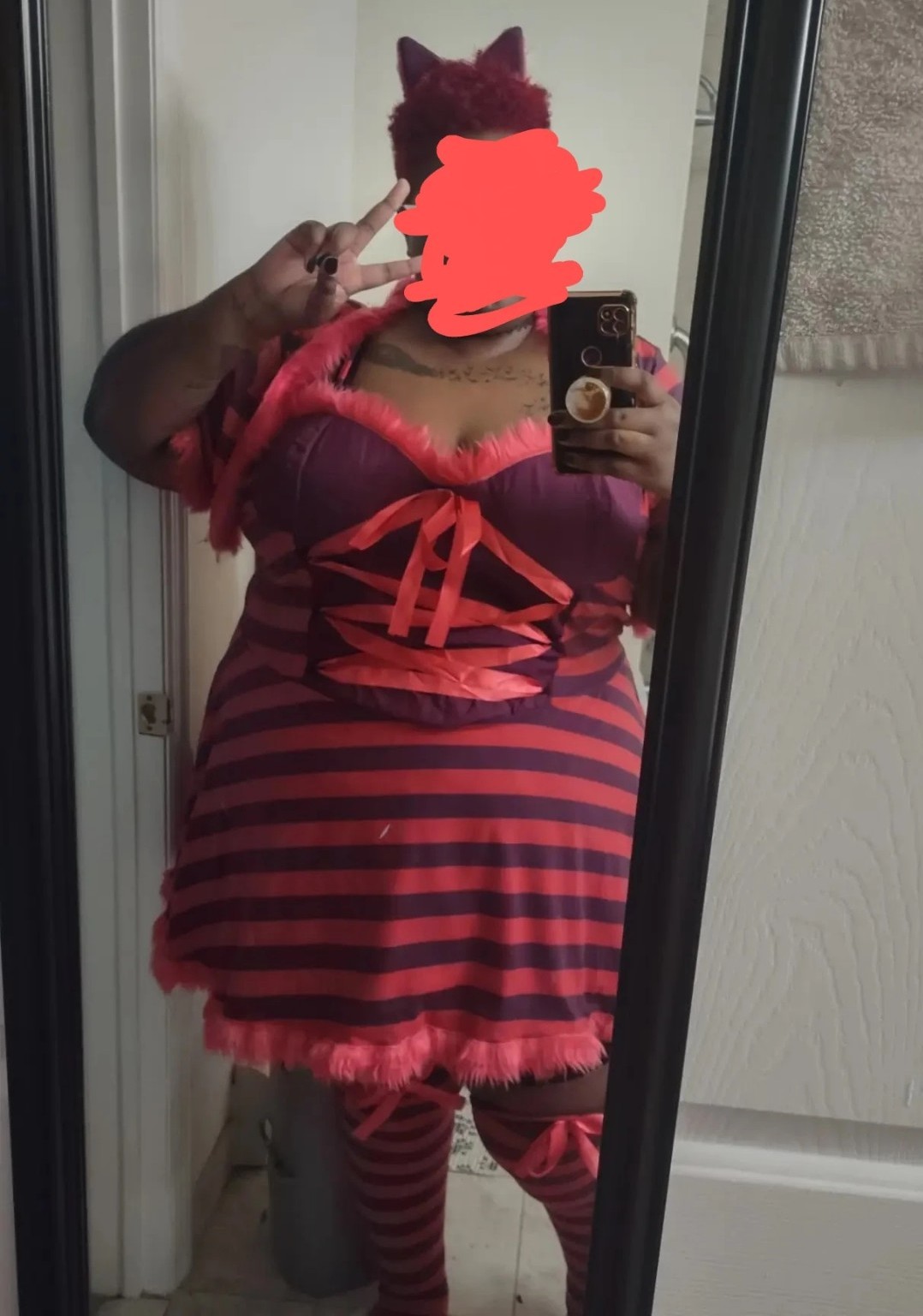 PLUS SIZE Cheshire Cat Costume