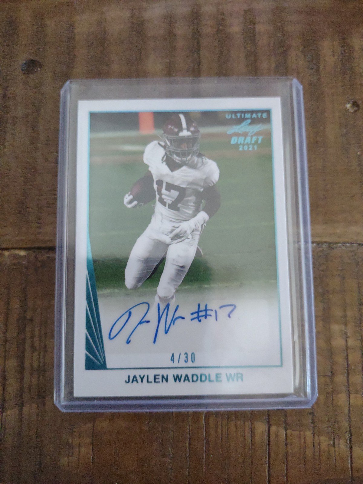 Jaylen Waddle Rookie #4/30 Auto