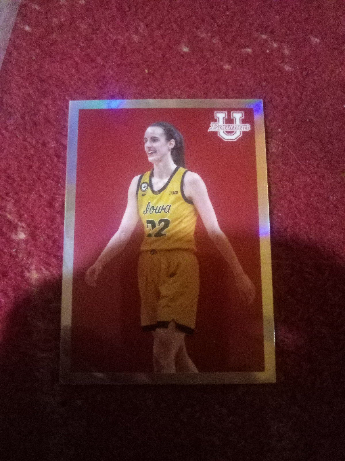 caitlin clark rookie aqua card 09b-30