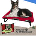 Coleman Fold & Go Pet Cot For Pet Up to 50 Lbs Indoor/Outdoor/Travel Use - Red