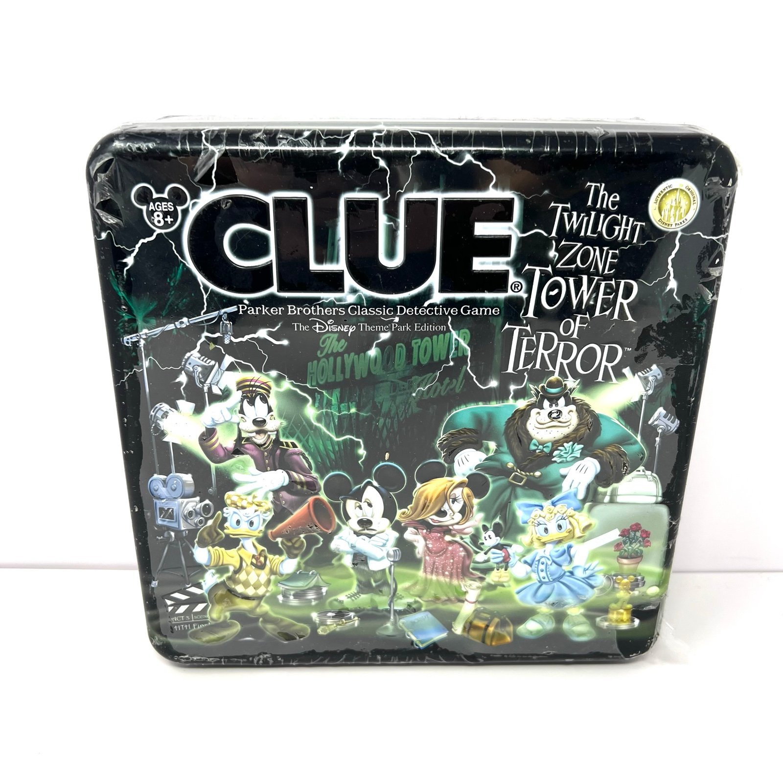 Clue The Twilight Zone Tower of Terror Disneyland Edition Tin (DENT) New Sealed