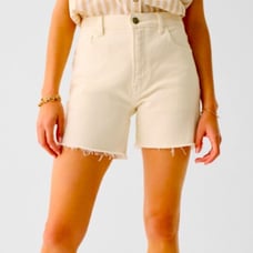 Faherty Sunwashed Denim Short in Egret NWT
