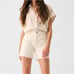 Faherty Sunwashed Denim Short in Egret NWT