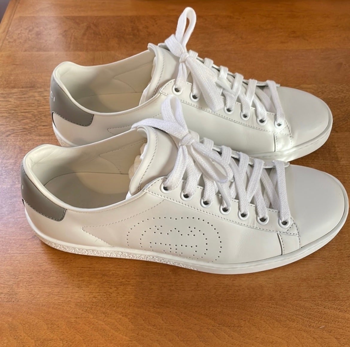 Gucci Ace Perforated Logo Sneakers