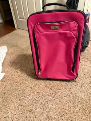 Rockland Pink Vintage Luggage Mercari